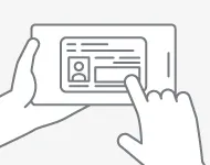 スマホでの口座開設お申し込みのイメージ